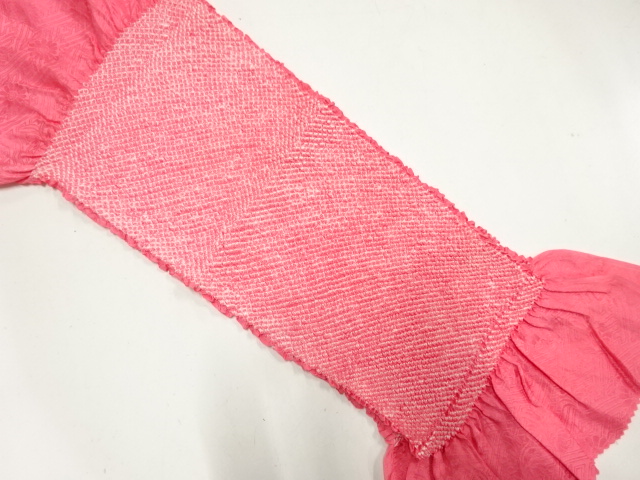 正絹　絞り　帯揚げ